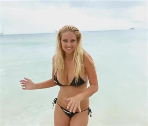 Genevieve Morton in a bikini
