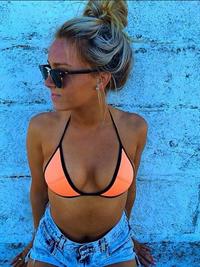 Camille Kostek in a bikini