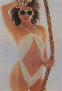 Geena Davis in a bikini