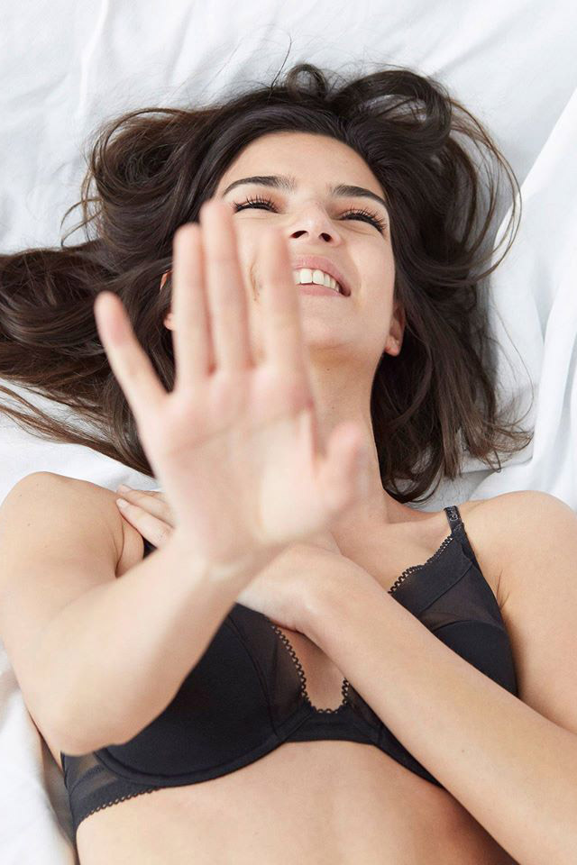 Clara Lago in lingerie