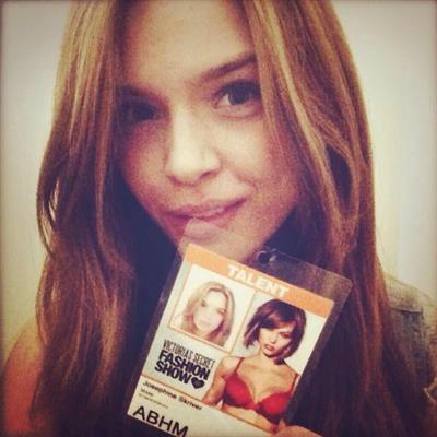 Josephine Skriver in lingerie