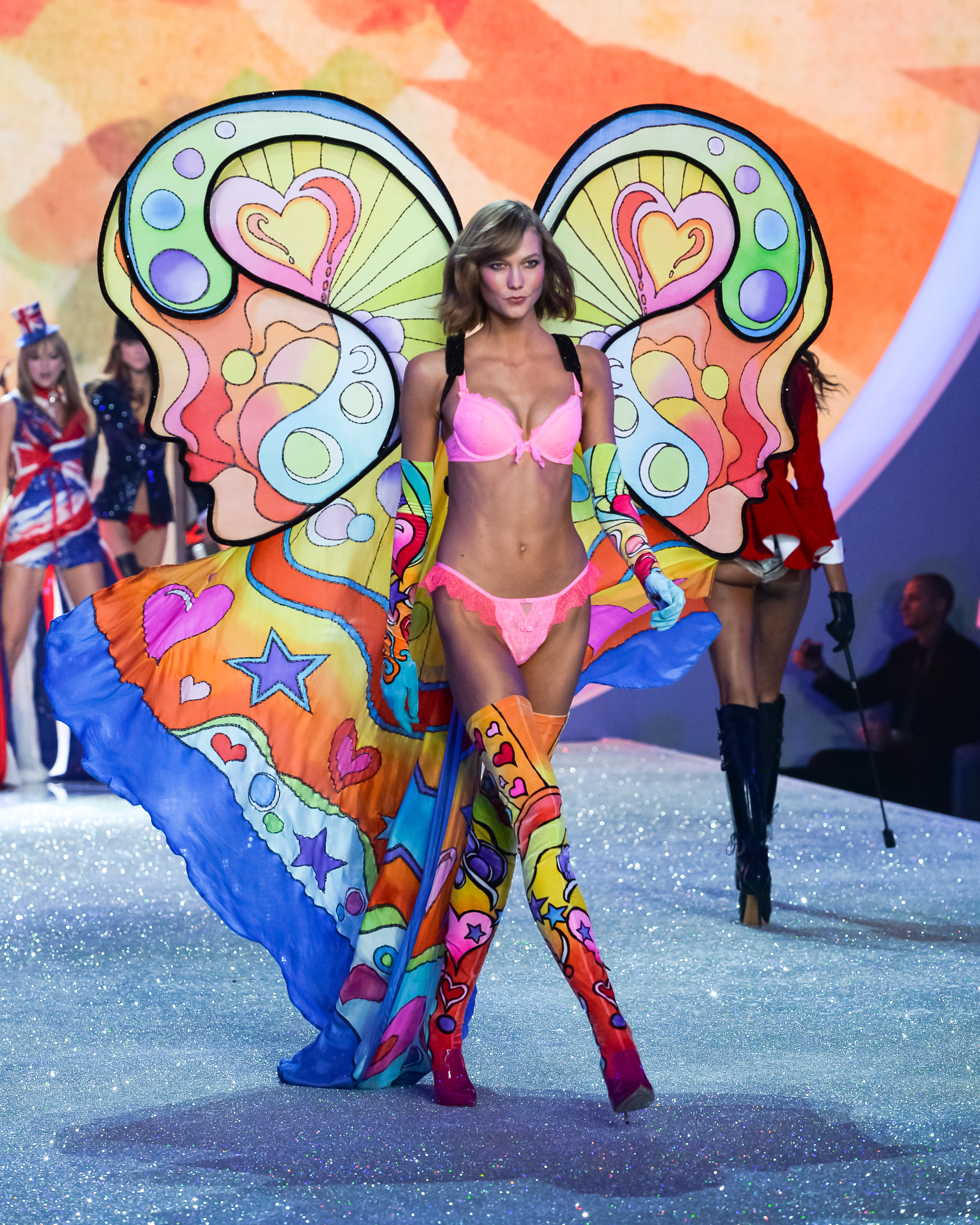 Karlie Kloss in lingerie