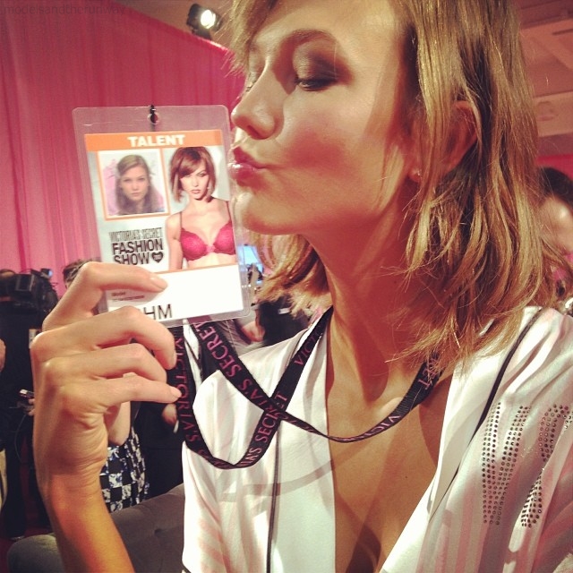 Karlie Kloss in lingerie