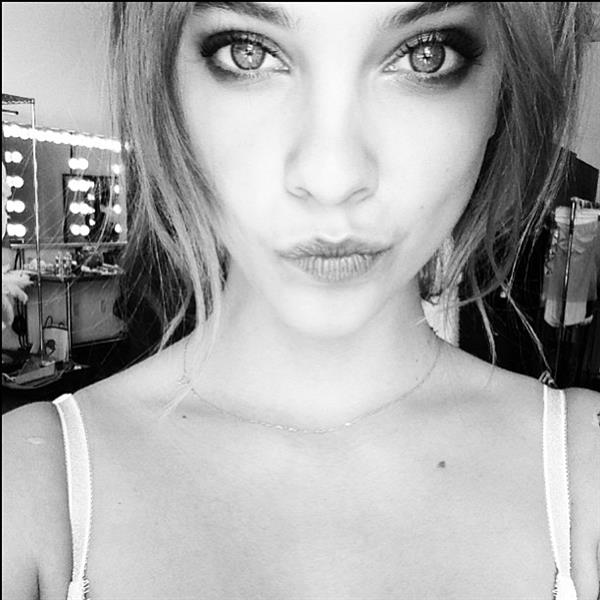 Barbara Palvin taking a selfie