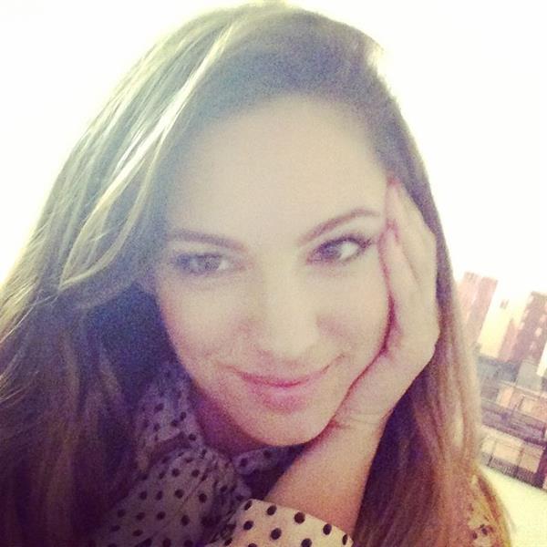 Kelly Brook taking a selfie