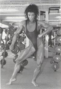 Sharon Bruneau in a bikini