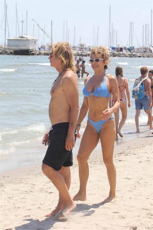 Carmen Russo in a bikini