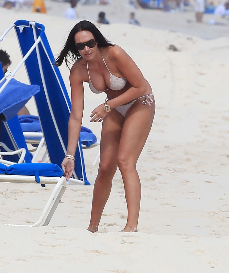 Tamara Ecclestone in a bikini