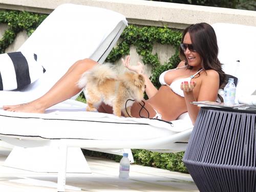 Tamara Ecclestone in a bikini