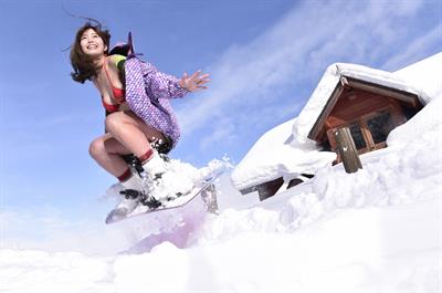 Ami Inamura in a bikini