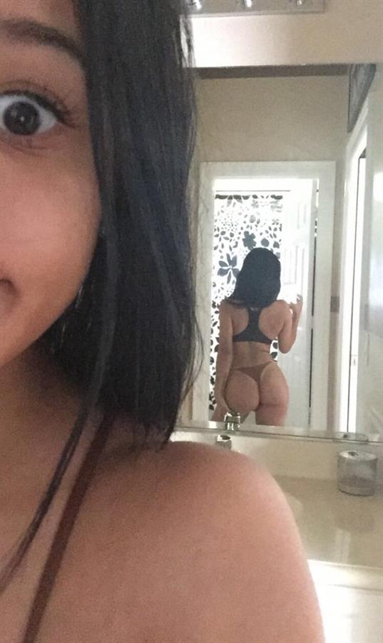 Katya Elise Henry in lingerie - ass