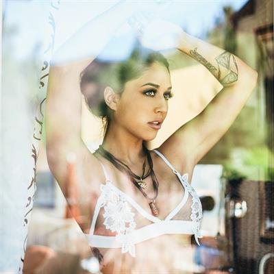 Tianna Gregory in lingerie