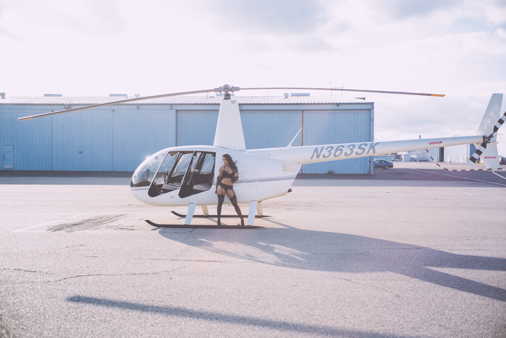 Tianna Gregory in lingerie