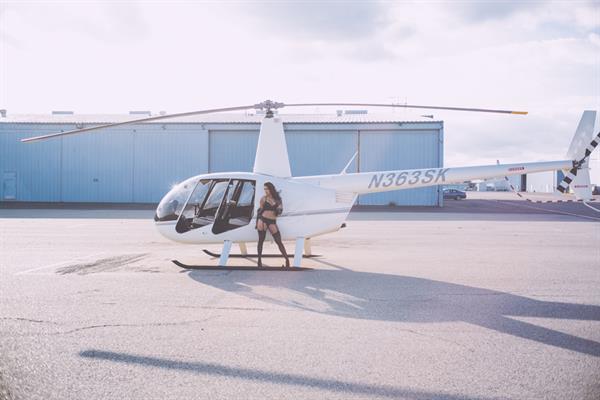 Tianna Gregory in lingerie