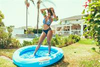 Tianna Gregory in a bikini