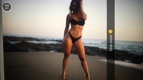 Tianna Gregory in a bikini