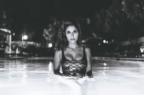 Tianna Gregory in a bikini