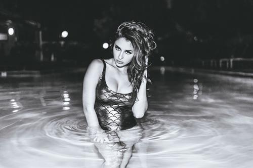 Tianna Gregory in a bikini