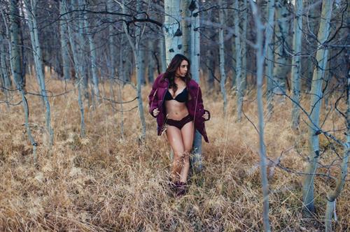 Tianna Gregory in lingerie