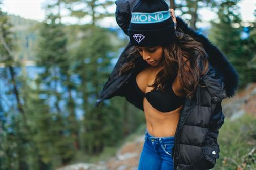 Tianna Gregory in lingerie