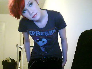 Anonymous taking a selfie