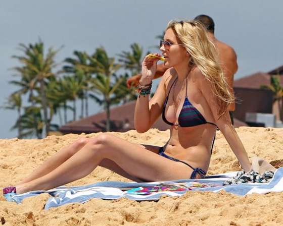 Stephanie Pratt in a bikini