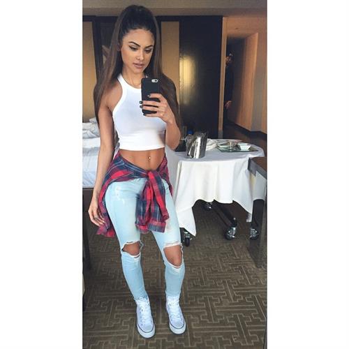 Sophia Miacova taking a selfie