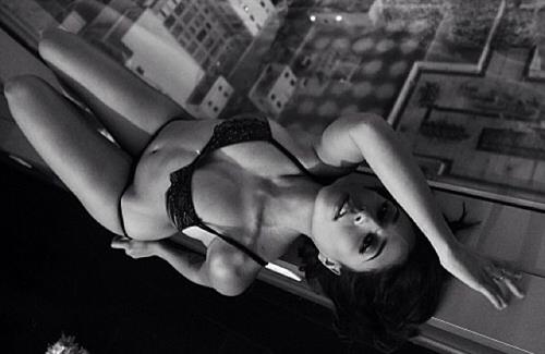 Tianna Gregory in a bikini in lingerie