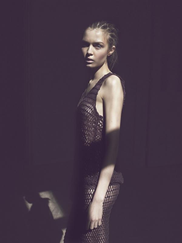Josephine Skriver in the Summer 2012 Issue of Tush Magazine, photographed by Markus Jans