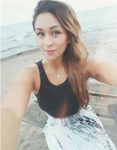 Alicia Michaela taking a selfie