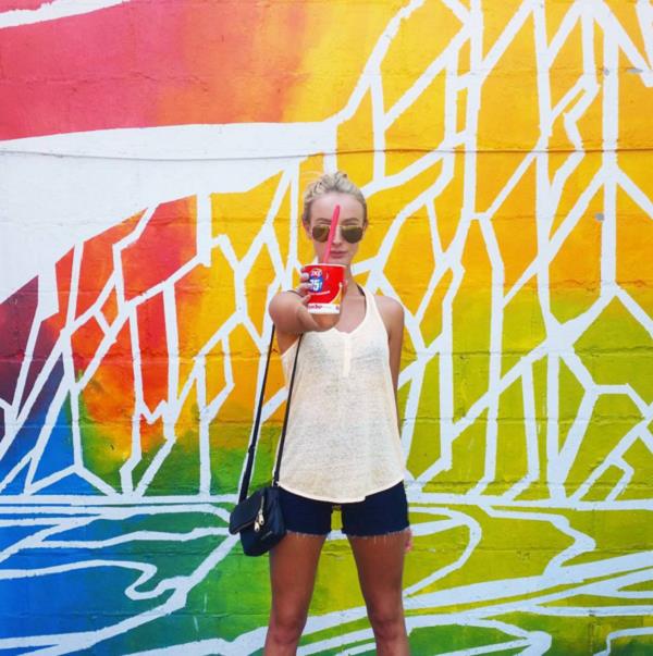 Jessica Stepanova taking a selfie