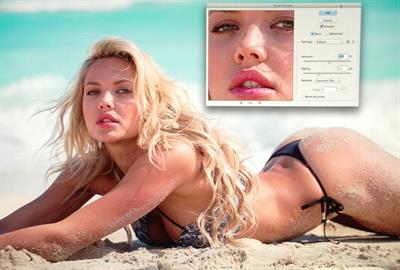 Anonymous in a bikini