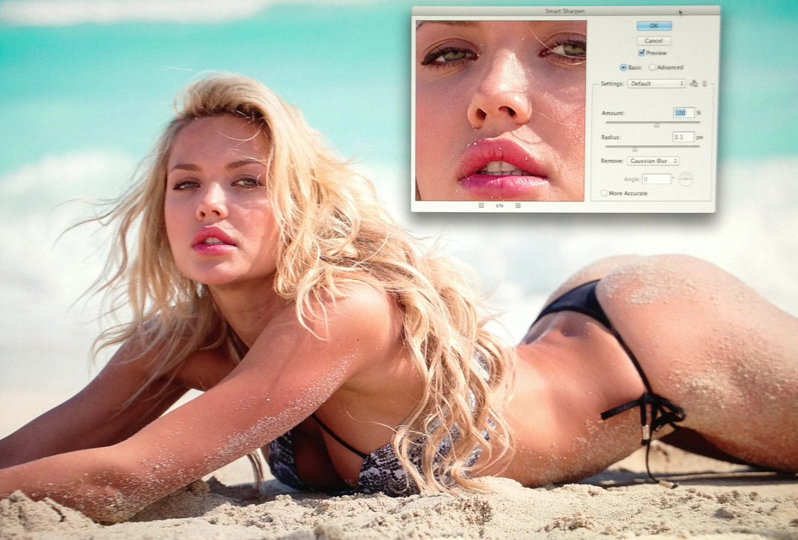 Anonymous in a bikini