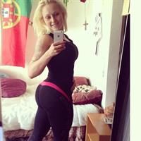 Pernille Penelopee taking a selfie and - ass