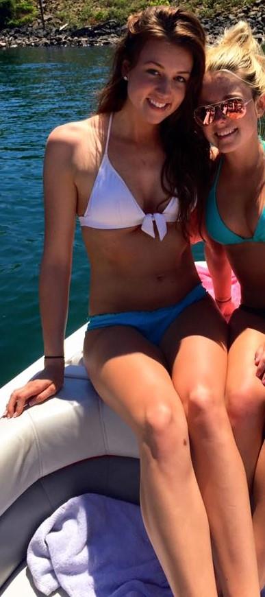 Emily Hansen in a bikini
