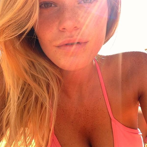 Samantha Hoopes in a bikini