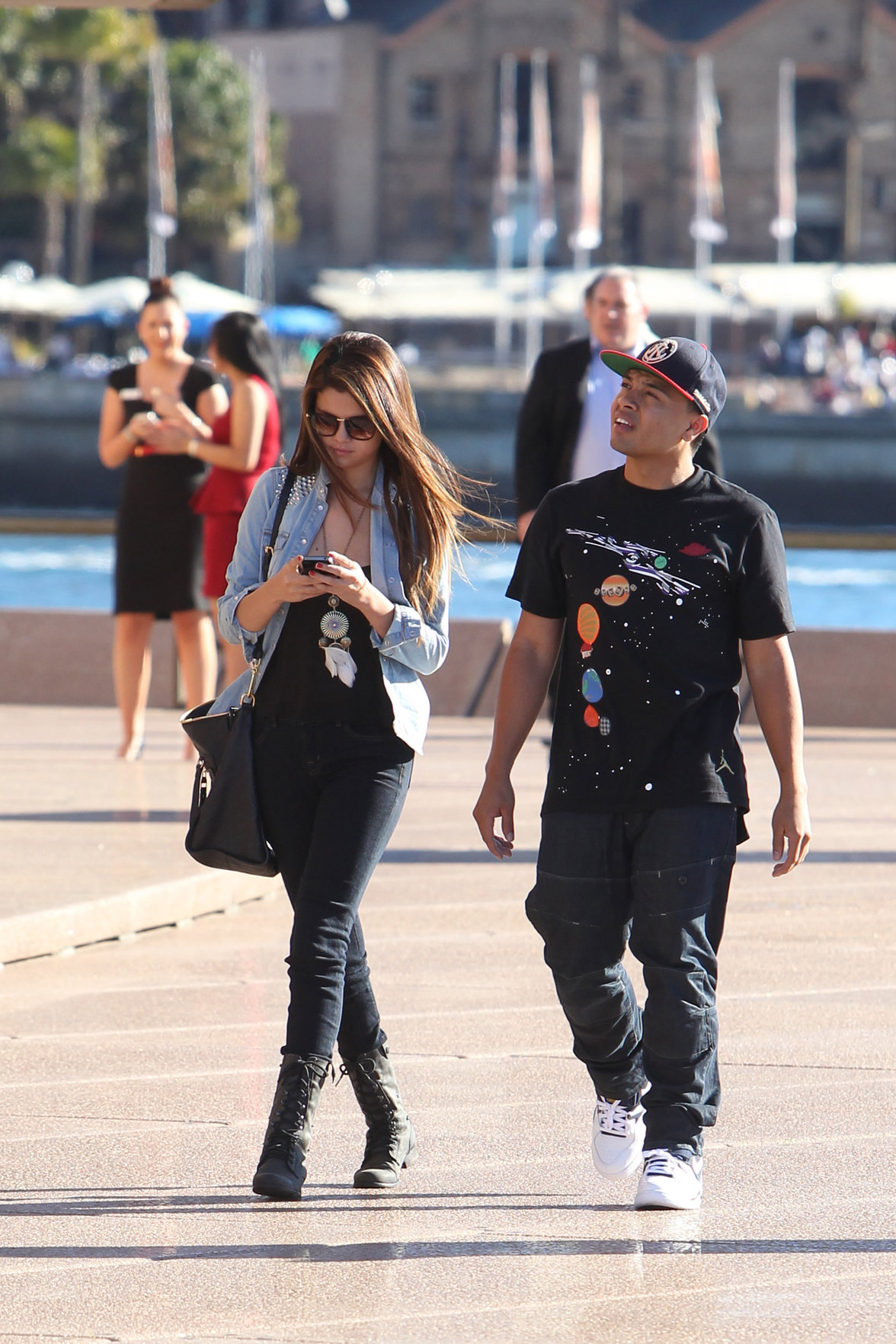 Selena Gomez goes shopping around Bondi Beach in Sydney on July 17, 2012 