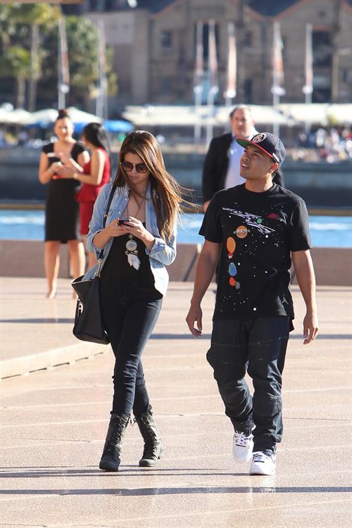 Selena Gomez goes shopping around Bondi Beach in Sydney on July 17, 2012 