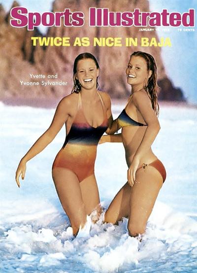 1976 Sports Illustrated Swimsuit Cover .  With Yvonne Sylander