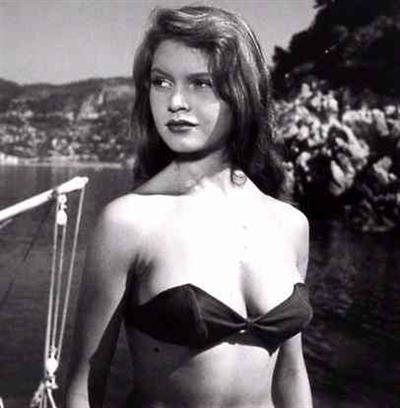 Brigitte Bardot in a bikini