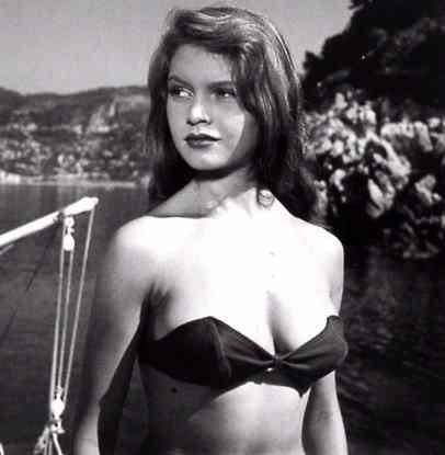 Brigitte Bardot in a bikini