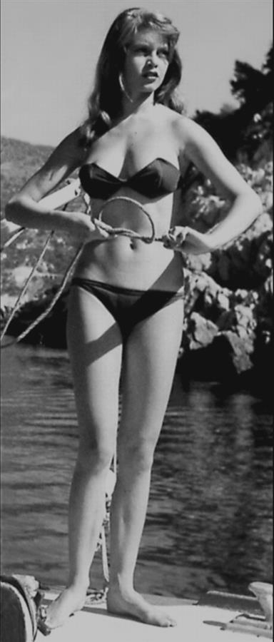 Brigitte Bardot in a bikini