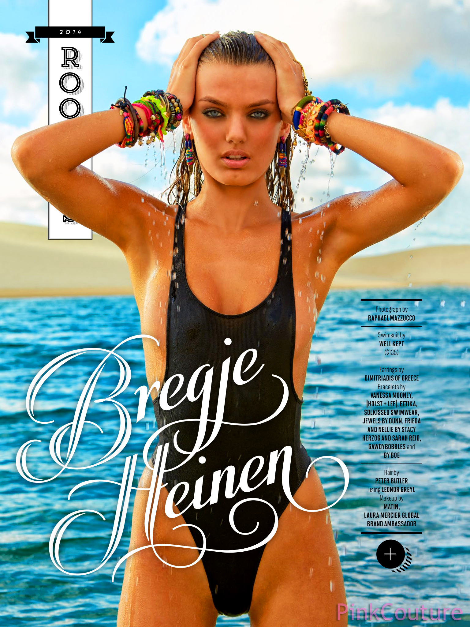 Bregje Heinen in a bikini