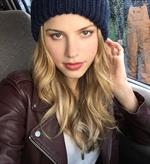 Halston Sage taking a selfie