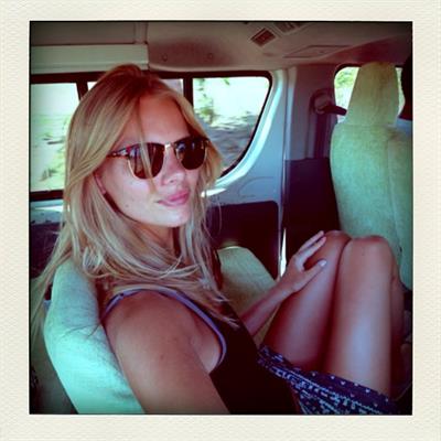 Marloes Horst taking a selfie