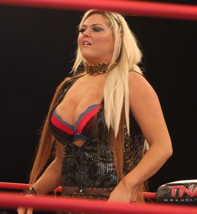 Lindsay Hayward in lingerie