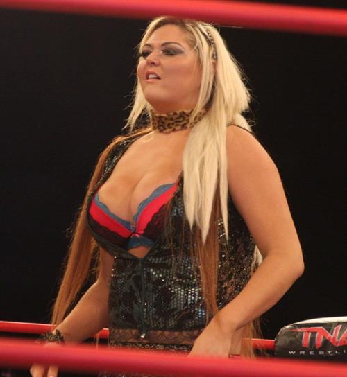 Lindsay Hayward in lingerie