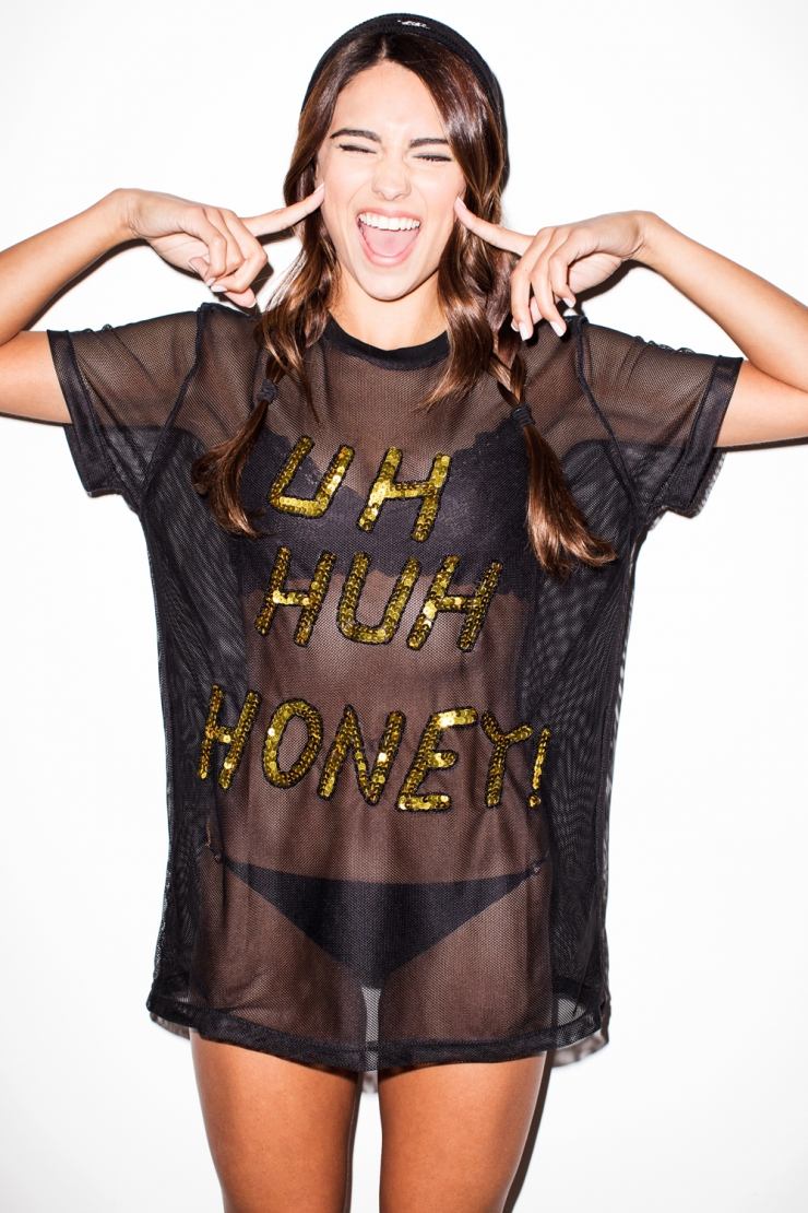 Kyra Santoro in a bikini