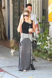 Ashley Tisdale heads to a hair salon in West Hollywood June 12, 2014