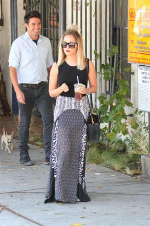 Ashley Tisdale heads to a hair salon in West Hollywood June 12, 2014